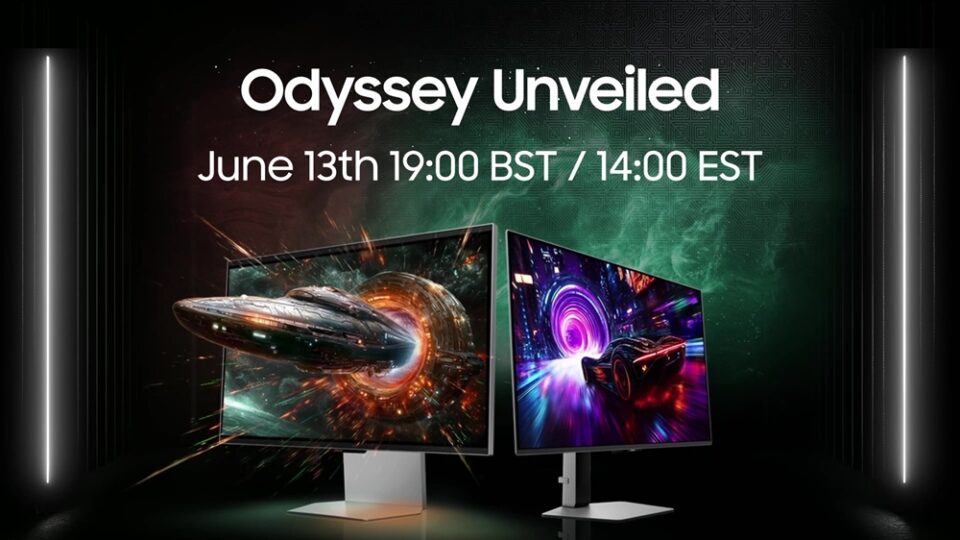 Samsung TVs and Displays Odyssey Unveiled 2025 Odyssey 3D Odyssey OLED G8 Caedrel George Clarkey main1